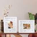 2 x Egofine 11x14 Picture Frames Made of Solid Wood 2 PCS White Covered by Plexiglass - for Table Top and Wall Mounting for Pictures 8x10 or 5x7 with Mat Horizontally or Vertically Display Photo Frame