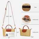 KKXIU Mini Top Handle Purse for Women Small Summer Straw Beach Crossbody Bags for Lady Handbags