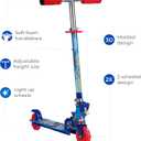 Sonic the Hedgehog 2 Wheel Kick Scooter with Light Up Wheels Foldable, Non-Slip Deck, Comfortable & Smooth Ride