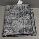 Joydeco Runner Rug 2x5 Non Slip Machine Washable Vintage Hallway Carpet Runner, Low Pile Lightweight Chenille Print Rugs for Entryway, Hallway, Bedroom, Kitchen and Corridor, Light Grey