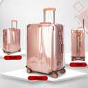 3PCS Clear PVC Luggage Cover Protectors Thicken Transparent Waterproof Suitcase for Travel Airplane 20"+24"+28"