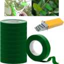 10pcs Plant Ribbon Binding Tape for Plant Tying Machine, Garden Tape Roll Plant Tape, 10 Rolls of Plant Tying Machine Tape Accessories for Fruit Flower Vegetable with 10000pcs Staples (Style-2)