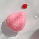 2 x Taba Squishy, Strawberry,Kawaii Squishies PVC Toys,Stress Relieving Fur Ball OPP Packaging Gifts|Squishy Fidget Toys for Anxiety&Relaxation|Perfect Desk Accessory for Adults (Pink(1 Pack))