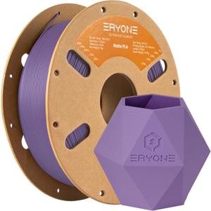 ERYONE Matte 3D Printer PLA Filament 1.75 +/- 0.03mm, Matte Filament PLA 1KG(2.2LBS) Spool, Blue Lilac