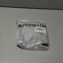 RUNNING GIRL Sports Bras for Women, Medium-High Impact Running Strappy Sports Bra with Removable Pads (Gray, L)