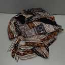 SOLY HUX Women's Plus Size Tribal Print Short Jumpsuit Notch V Neck Sleeveless Boho Rompers with Belt (3X-Large Plus)