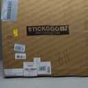 STICKGOO Smooth Drop Ceiling Tiles 2ft x 2ft, PVC Ceiling Tile 24 x 24in - Waterproof, Fire-Rated to Prevent Breakage - Package of 12 Tiles Cover 48 Sq. Ft, White