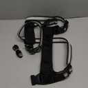 KOSKILL Light Up Dog Harness Rechargeable with Power Display, LED Dog Harness RGB 3 Light Modes & Reflective, Type-C Safety Vest for Dogs for Night Walking, Camping, L