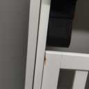 Casual Home Shelf-White Luggage Rack, 26.75" Wide