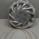 SCITOO Rust-Proof 14-Inch Silver Hubcaps 4-Pack, Quick fit for Various Vehicles, Beautiful Look
