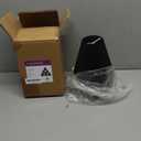 Lampwell Gero Black Clip-on Chandelier Lamp Shades Set of 6, 6" x 3" x H5", Mini Fabric Barrel Shades, For Candle Bulb and Small General Bulb