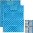 REDCAMP Foam Hiking Seat Pad, Foldable Z Ultralight Sitting Pad for Camping Backpacking Stadium Outdoor, Blue 2pc