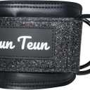 2 x Glitter Ankle Straps for Cable Machine, Women's Glute Kickback Attachments, Gym Cable Straps for Booty Workout, Leg Extension & Hip Abductors