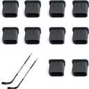 10 Pieces Hockey Stick End Plugs, Hockey Stick Butt End Caps