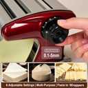 XINGYUEXUAN Pasta Maker Machine, Stainless Steel Manual Noodle Maker with 2mm & 4mm Cutters, Hand Crank for Homemade Spaghetti, Fettuccine, Lasagna & Dumpling