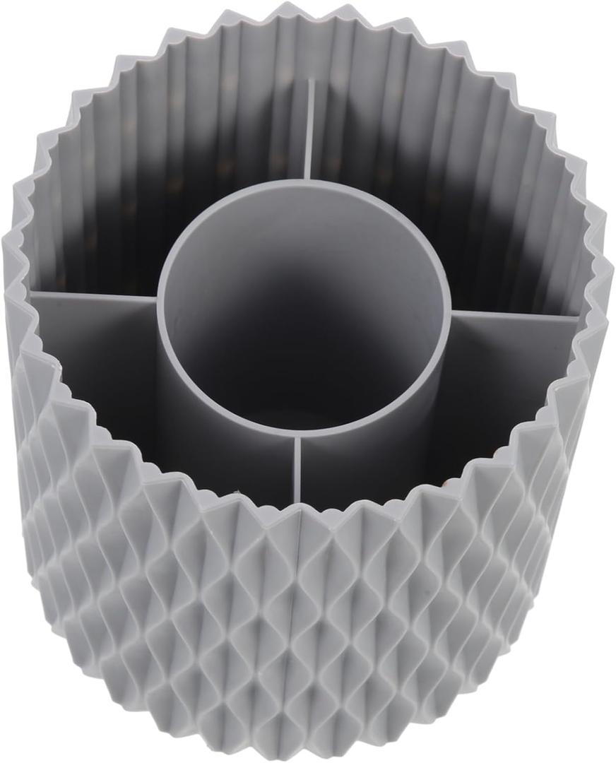 360 Degree Rotating Makeup Brush Holder Large Capacity Storage Box for Brushes Portable Vanity Organizer for Makeup Tools Dustproof Design for Home and Travel