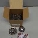 Steel Wool Scrubber with 2 Handles & 3 Replacement Wire Sponge(Scouring Pads) - Stainless Metal Cleaner Heavy Duty Brush for Pots, Pans, Cast Iron, Grill, Sink, Dishes, Stove, Kitchen Deep Clean