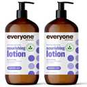Everyone Nourishing Hand and Body Lotion, 32 Ounce (Pack of 2), Lavender and Aloe, Plant-Based Lotion with Pure Essential Oils, Coconut Oil, Aloe Vera and Vitamin E (32 Fl Oz (Pack of 2))