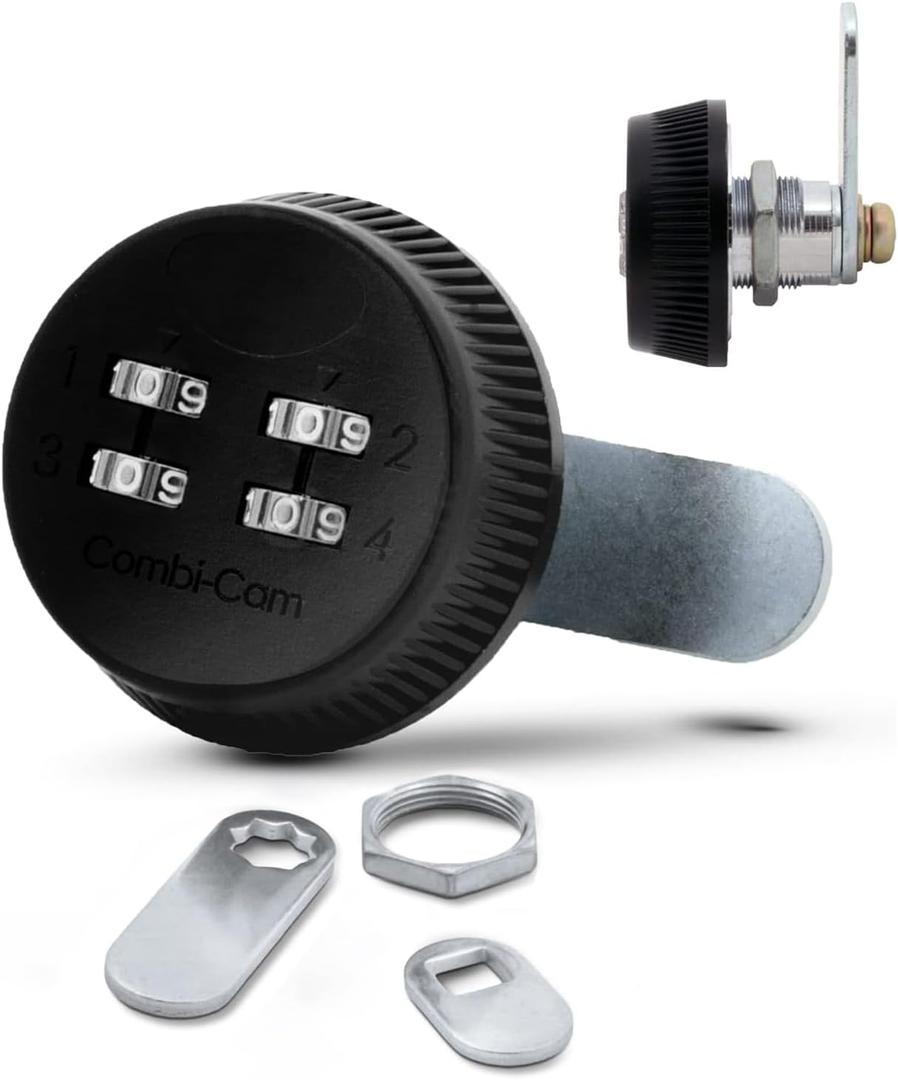 Combi-Cam FJM Security 7803S-Black, 1 Pack, Black