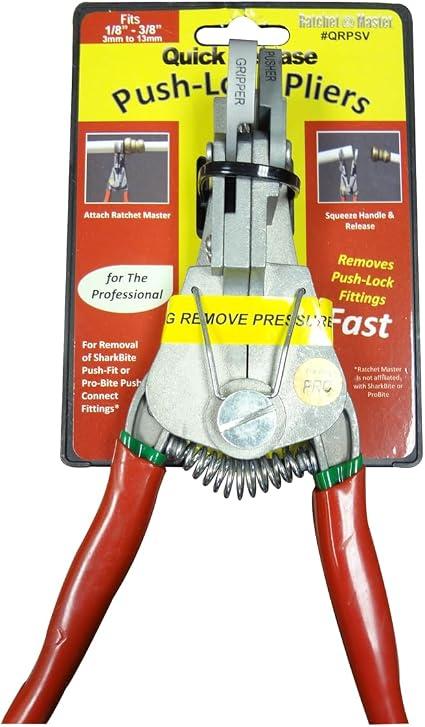 Quick release push lock pliers