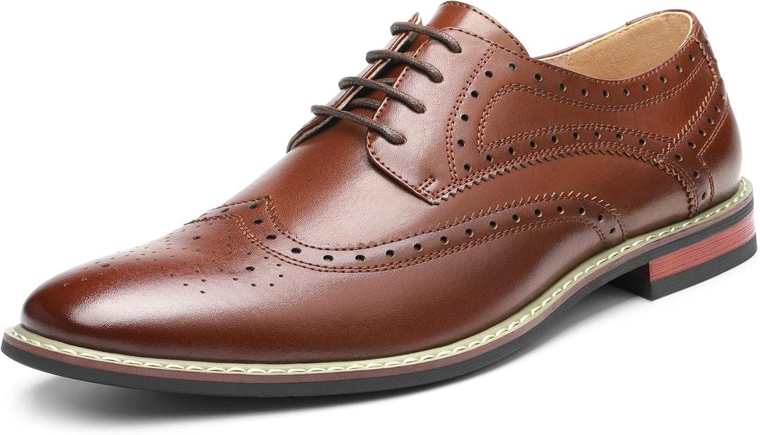 Bruno Marc Moda Italy Prince Men's Classic Modern Oxford Lace Dress Shoes 13