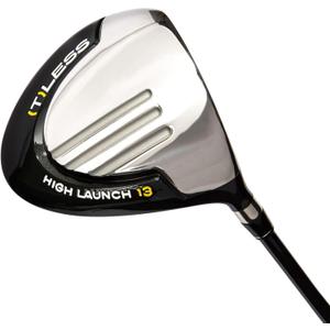 (T) Less Golf Driver, Innovative Driver Golf Clubs for High Launching Long Drives, Golf Club w/Premium Graphite Shaft, Right/Left-Handed Golf Drivers w/13 Degrees Loft, Right, Graphite, Regular