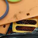 PawHut 18" 5 Tier Hamster Cage with Tubes and Tunnels, Small Animal Cage with Portable Carry Handle, Gerbil Cage with Water Bottle, Food Dish, Exercise Wheel, Light Blue