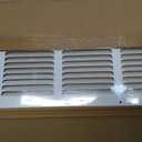 Steel Return Air Grill,Return Air Vent Cover (Duct Opening) Cold Air Return Vent Cover for Wall or Ceiling (30"W x 8"H Duct Opening)