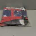 Malier Dog Life Jacket, High Buoyancy Shark Swimsuit, Ripstop American Flag, Medium, Red & Dark Blue