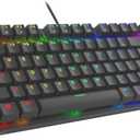 TECWARE Phantom 87 Key Mechanical Keyboard, RGB led, Outemu Brown Switch
