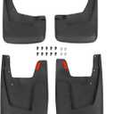 Mud Flaps Compatible with Dodge Ram 2019-2022 2023 2024 1500 Without OEM Fender Flares Custom Front and Rear Mud Guard Set (4pcs-Set)