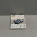 Herfair USB to HDMI Adapter [1080P Full HD] HDMI Splitter for Dual Monitors USB 3.0 to Extended Display Converter 1 in 2 Out Multiple Screen Extender for MacOS/Windows 11/10/8/7 Laptops (Black USB Two HDMI Ports)