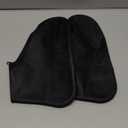 Zbyoujer Waterproof Rain Shoe Covers, Silicone Overshoes with Zipper Non-slip Galoshes for Men and Women (L(Women 7.5-10.5,Men 6.5-9), Black)