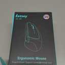 Lekvey Ergonomic Mouse, Vertical Wireless Mouse Rechargeable 2.4 GHz Optical Carpal Tunnel Mouse : 800/1200/1600 DPI, 6 Buttons, for Laptop, PC, Mac, Computer, Desktop, Notebook etc, Pink to Purple