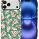 Case for iPhone 17 Pro Max,Scratch Resistant Hybrid Double Layer Hard ShellChristmas Tree Christmas Snack Biscuit