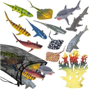 ArtCreativity Sharks & Rays in Mesh Bag, Pack of 12 Sea Creature Figurines in Assorted Designs, Bath Water Toys for Kids, Ocean Life Party Dcor, Party Favors for Boys and Girls ArtCreativity Sharks & Rays in Mesh Bag, Pack of 12 Sea Creature Figurines in Assorted Designs, Bath Water Toys for Kids, Ocean Life Party Dcor, Party Favors for Boys and Girls