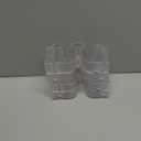 Battery Ladder Organizer Case for AA & AAA Batteries - Stackable or Mounted Vertical Storage Battery Dispenser for Home, Garage, & Workshop (2-Pack, Holds 20 AA & 28 AAA Batteries)