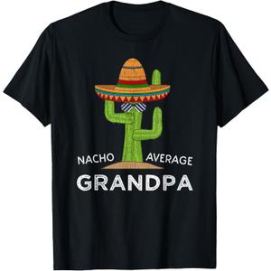Fun Hilarious Grandpa Joke Humor | Funny Saying Grandpa T-Shirt (XL, Black)