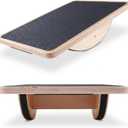 Wooden Balance Board for Adults and kids, Wobble Board for Core Strength & Stability Training, Non Slip Surface, 550lb Capacity, Home & Office Exercise Use