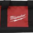 Milwaukee 13-inch x 7-inch x 7-inch Red and Black Canvas Tool Bag