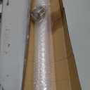 QWORK 40 Inch Clear Acrylic Curtain Pull Wand (4 Pack) with Strong Lobster Hook and Extra Ring Attachments