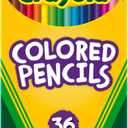 Crayola Colored Pencils (36ct), Kids Pencil Set, Back to School Essentials, Must Have Classroom Supplies for Kids, Pre-Sharpened Coloring Book Pencils, 3+ (36 Count (Pack of 1))