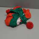 Toddler Baby Girls Christmas Outfits Long Sleeve Print Elf Romper Xmas Dresses Infant Fall Winter Clothes (6-12 Months, Green)