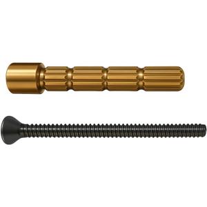 ALITZ Brass Stem Extension Kit for Wall-Mount Rotary/Compression Stems, Fits Pfister 910-3740, 910-374 & 910-3850, 2.5" 12-Point Broach Stem Extender with 10-24 Screw for Tub & Shower Valve Handles