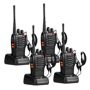 pxton Walkie Talkies Long Range for Adults with Earpieces,16 Channel Walky Talky Rechargeable Handheld Two Way Radios with Flashlight Li-ion Battery and Chargerï¼ˆ4 Packï¼‰
