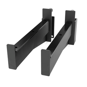 Synergee Safety Arms with 750lb Capacity for Power & Squat Racks. Compatible with 2x2 Tube Racks. Spotter Arms for Power Lifting. Sold in Pairs.