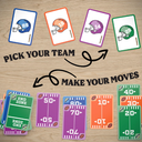 Fast-Paced, Football Themed Card Game That Anyone Can Play, 2-4 Players, Fun Card Games for Adults, Kids, Families and Game Nights, Stocking Stuffers, Football Gifts