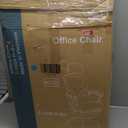 DUMOS Home Office Desk Chair with Footrest, High-Back Mesh Rolling Swivel Reclining Chairs with Wheels, Comfortable Headrest, Lumbar Support, Comfy Arms for Home, Office, Gaming, Student, Elegant Blue