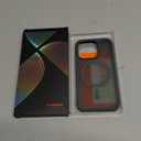 TORRAS Magnetic Shockproof for iPhone 15 Pro Case, [Military-Grade Drop Tested][Compatible with MagSafe] Translucent Hard PC Back with Silicone Slim Protective Cover Anti-Fingerprint, Green