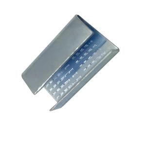 Packaging Strapping Open Serrated Seals for 5/8" Strap Width Polyester (PET) Strapping, Banding Strapping Clips Plastic Poly Strapping Metal Buckle(Pack of 500)